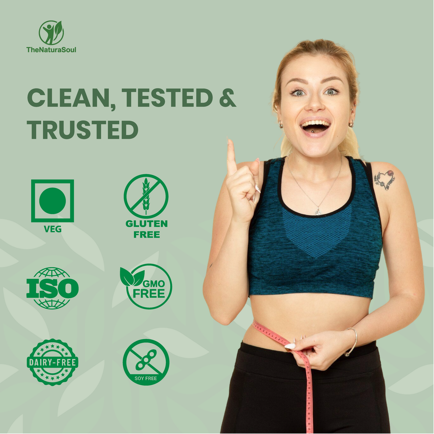 TNS Supergreen Tablets, Green Veggie Supplement & Daily Superfood for Men & Women