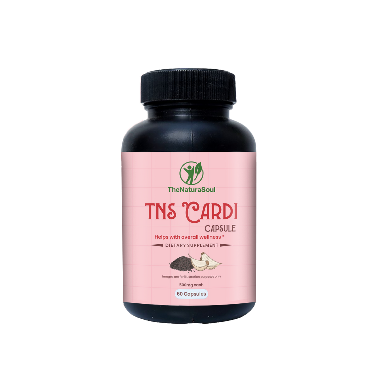 TNS Cardi Capsule with Black Cumin & Garlic Bulb Extract, Heart Health Supplement for Men & Women