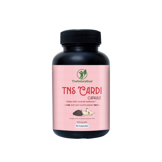 TNS Cardi Capsule with Black Cumin & Garlic Bulb Extract, Heart Health Supplement for Men & Women