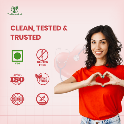 TNS Cardi Capsule with Black Cumin & Garlic Bulb Extract, Heart Health Supplement for Men & Women