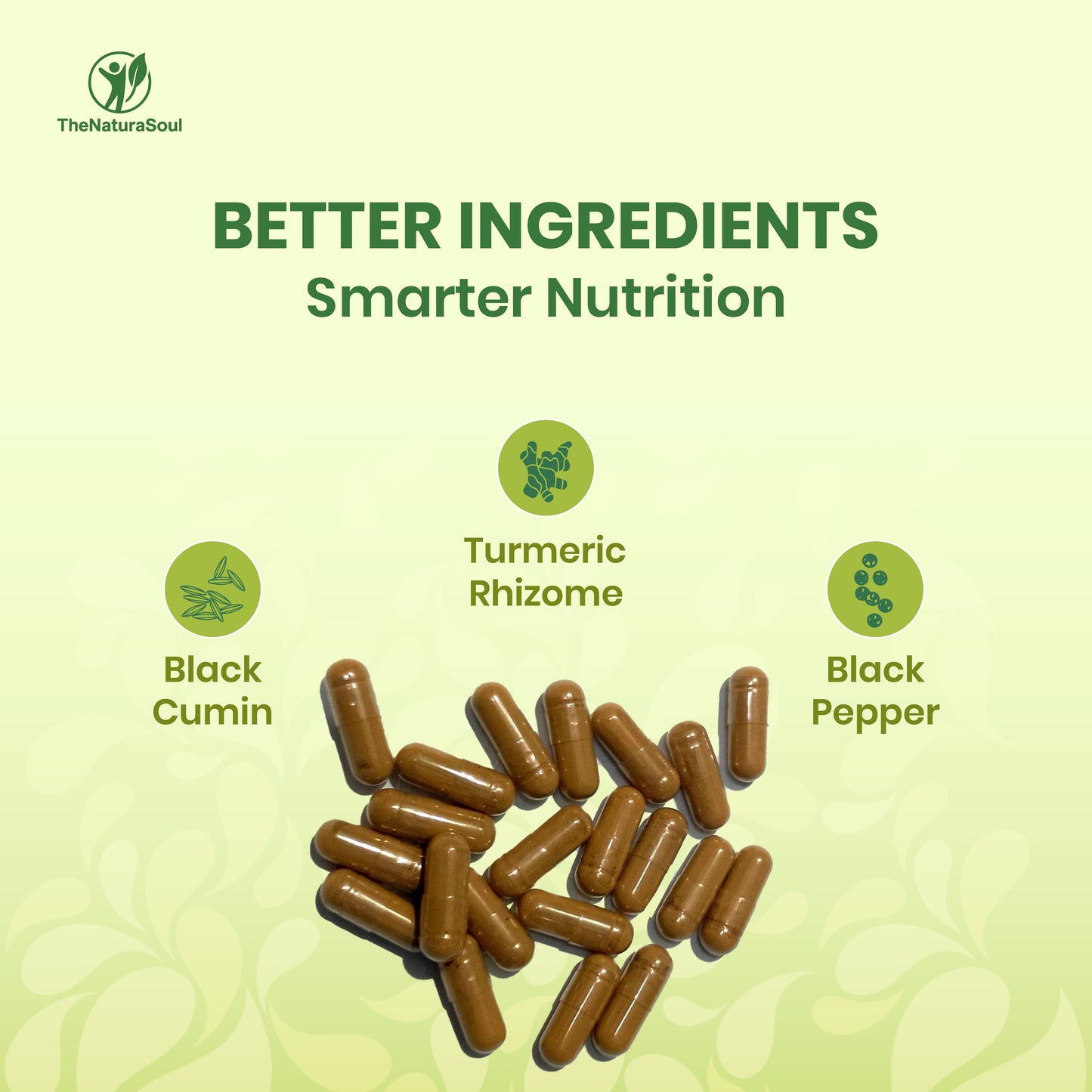TNS Immuno Capsules, Natural Immunity Booster with Black Cumin, Turmeric Rhizome & Black Pepper Extract